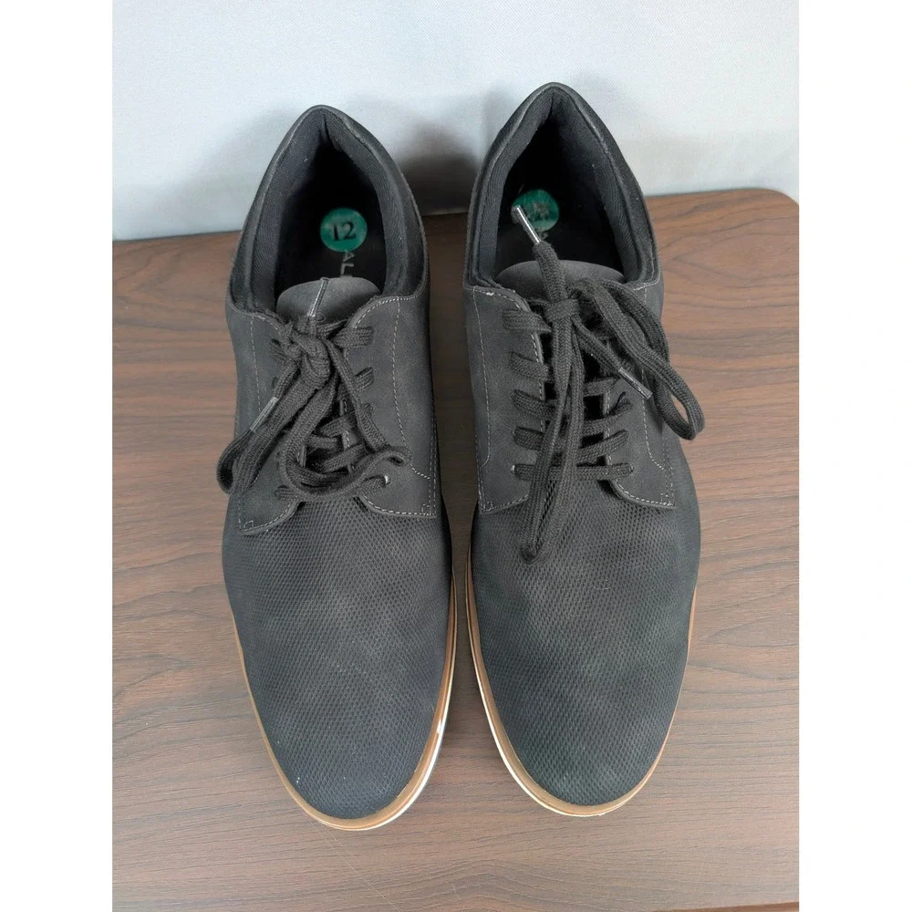 Aldo Derby Shoes Mens 12 Black/Brown Excellent